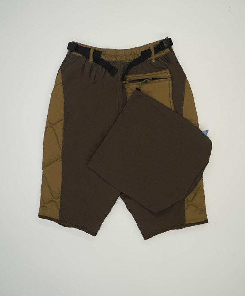 NUUKFITTER Aero Full Zip Padding Short_Women [Beige]