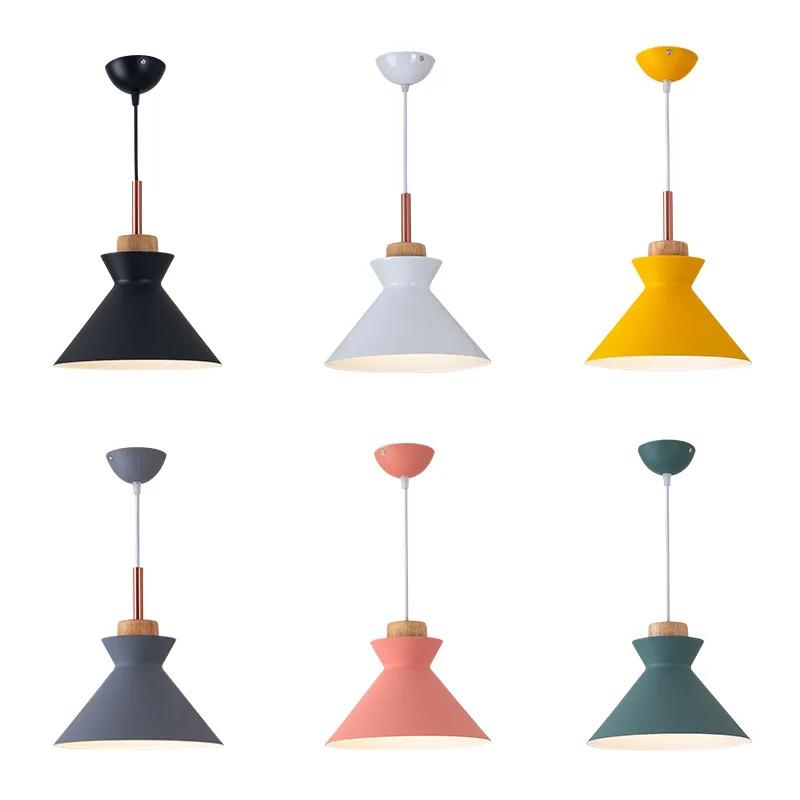 Heiß Verkaufter Nordischer Kronleuchter Kreative Persönlichkeit Restaurant Café Modern Macaron Einzelkopf Gang Musikinstrument Lampe Neu