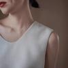 Pre-sale Elegant First Gen Textured U-neck Loose Vest