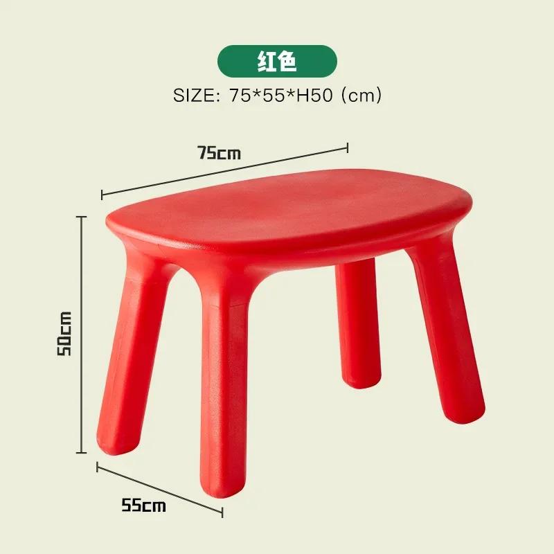 Детский учебный стол Nordic, пластиковый, для детского сада, симпатичный строительный блок, детский учебный стол, стол для спальни, дропшиппинг красный
