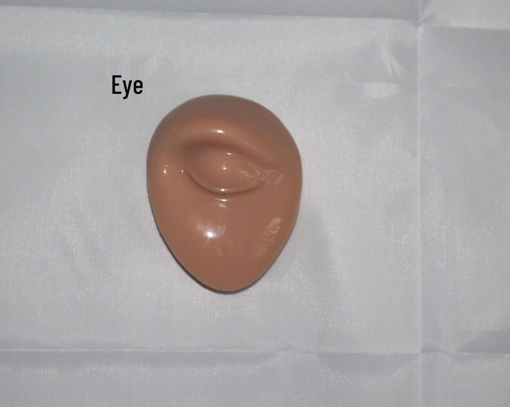 Silicone Ear, Nose, Tongue, Navel, Eye, and Mouth Model of Human Senses