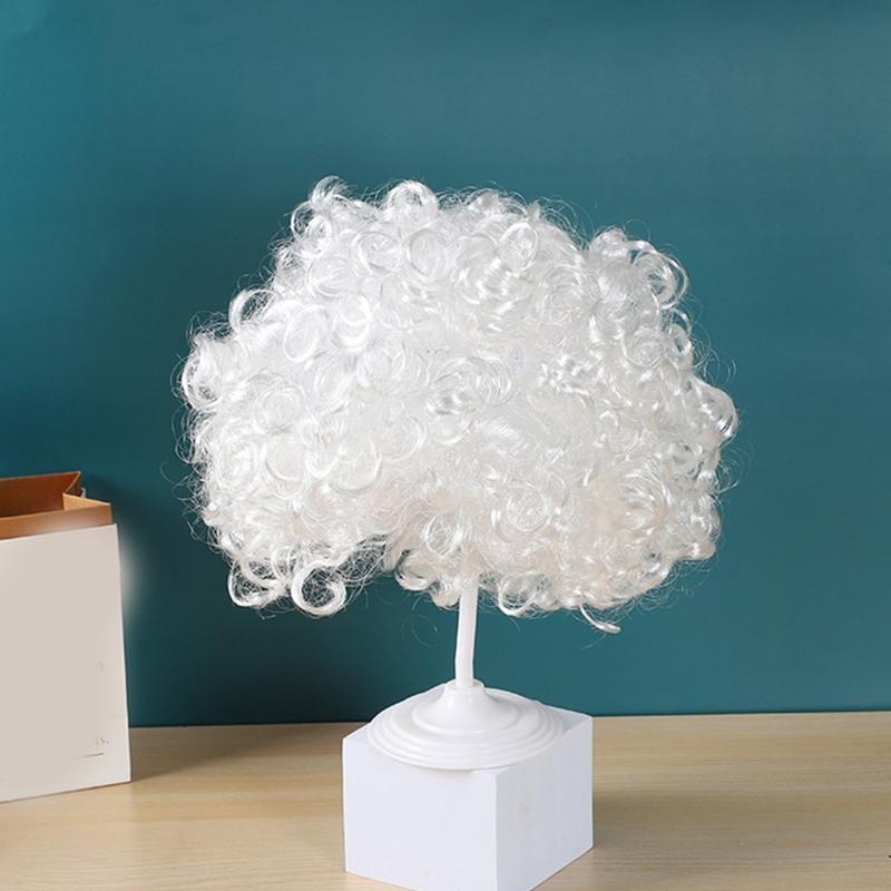 Santa Fake Beard for Facial Hair Funny Santa Beard Old Man Costume for Men Women Disguise Game Xmas Party Halloween Dres