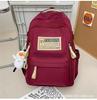 Schoolbag new Korean version large-capacity student schoolbag ins junior high school student campus backpack travel computer backpack
