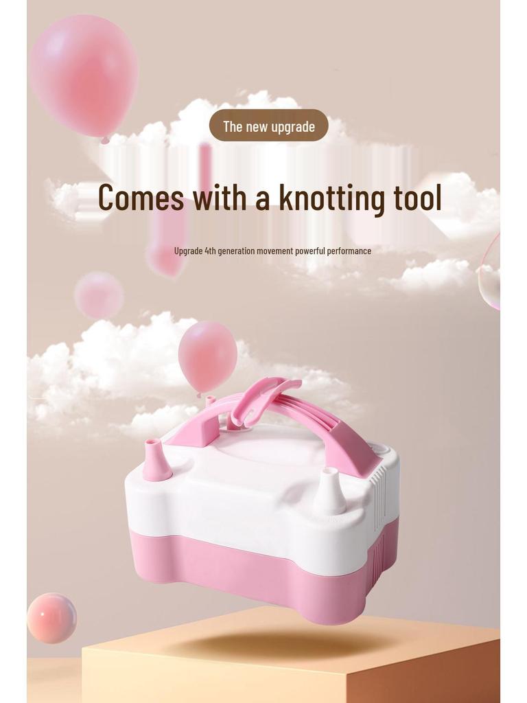 Automatic Electric Balloon Inflator Pump - Dual Mode: Manual & Electronic - Free Shipping