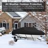 Reflective V-shaped Yacht Cover V-shaped Waterproof Boat Cover Ship Body Protective Cover  Yacht