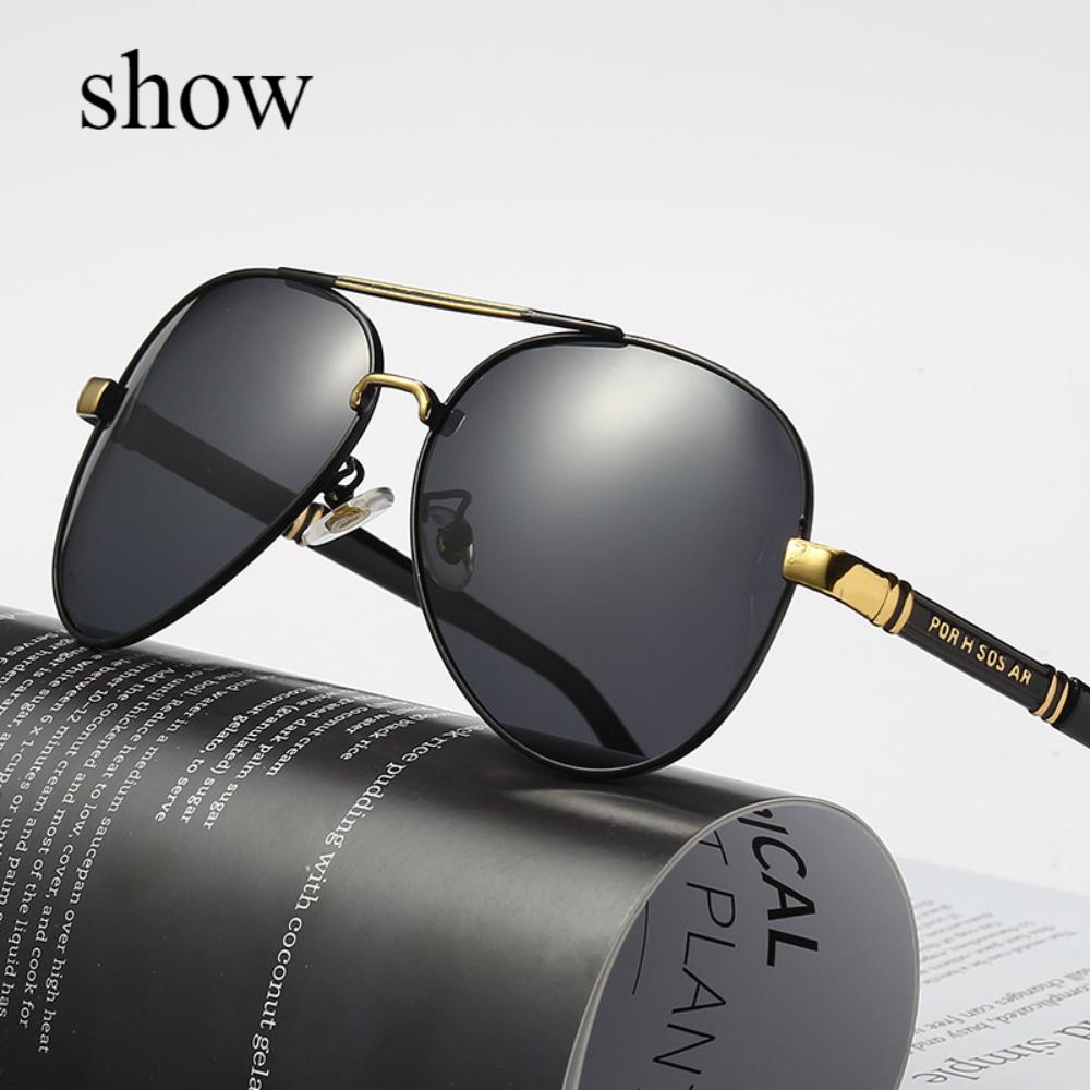 Color-changing sunglasses day and night sunglasses male pilot new polarized glasses