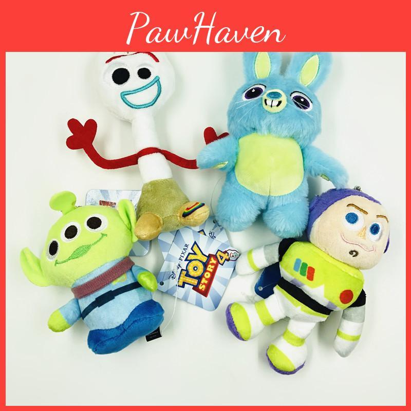 Adorable Toy Story 4 Plush Keychain Featuring Soft And Cute Woody Buzz And Friends