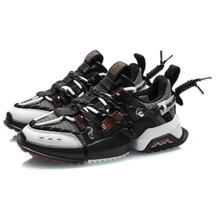 Li Ning Cherry Blossom Abrasion Resistant Breathable Abrasion Resistant Breathable Low top Casual Shoes Unisex AGLQ183-2