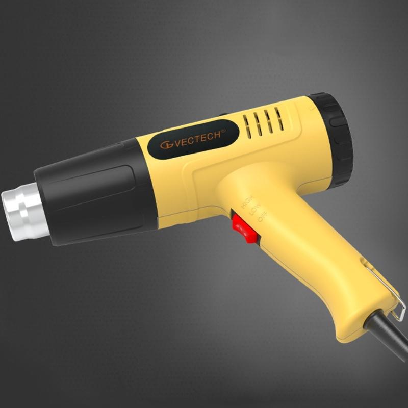 2000W Heat Gun, 2 Temp Settings 300?F & 600?F, Great for Shrink Wrap, Soften Paint, Bend Plastic Pipes, Loosen Bolts