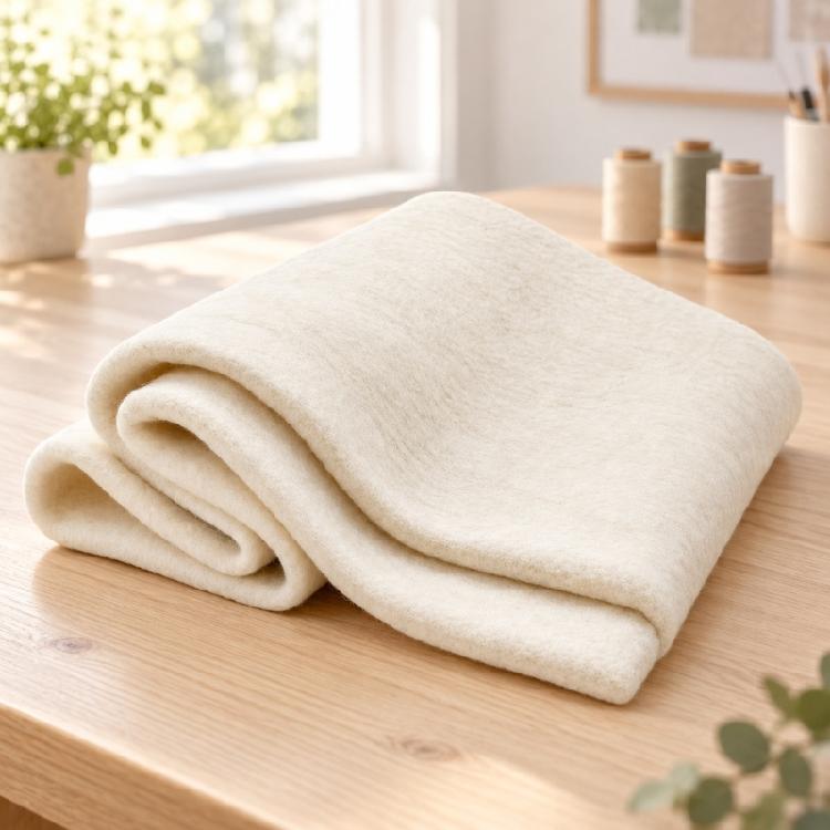 Cotton Batting Sheet for Sewing Construction, Piecing, Hand Stitching, Fabric Throws, and Stitched Craft Projects