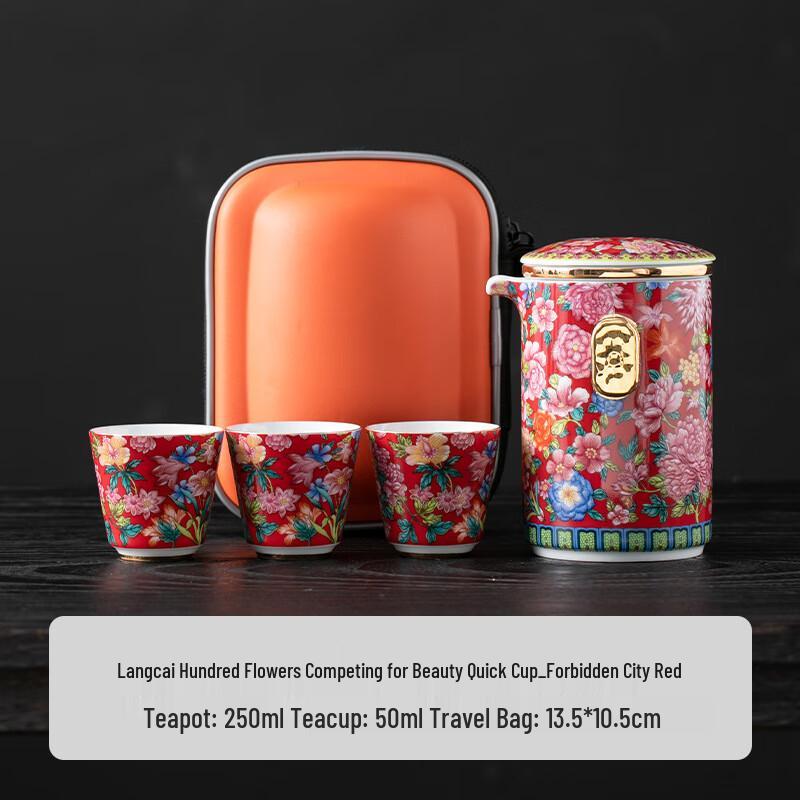 Portable Enamel Travel Tea Set Travel Tea Set