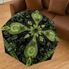 1PC Green Paisley Umbrella-8-Rib Reinforced Portable Folding Travel Suitable for All Seasons Outdoor Daily Use Is an Ideal Choice  -K0341