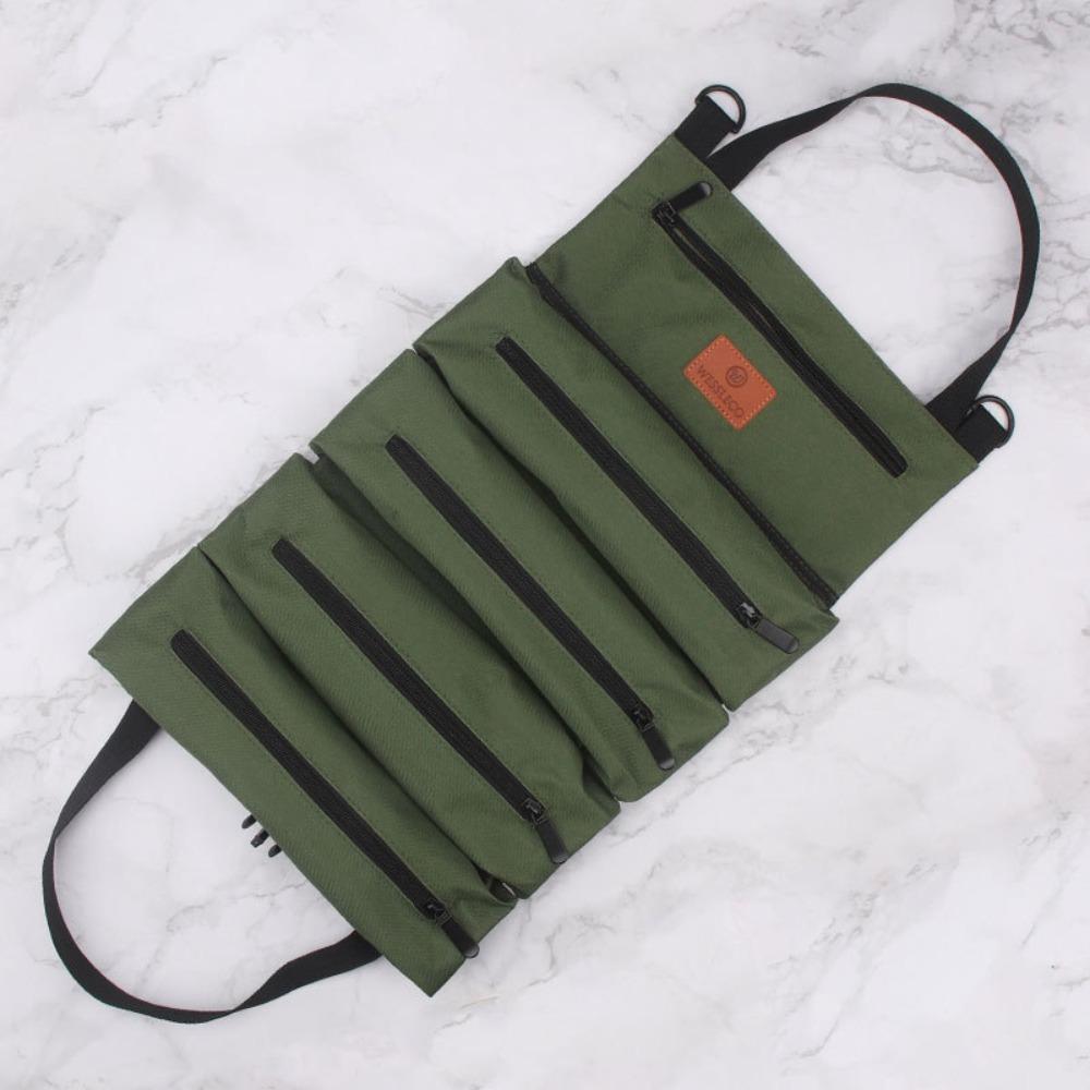 Canvas tool kit, carpentry, electrician, specialized maintenance storage bag, roll, car tool bag, portable tool kit