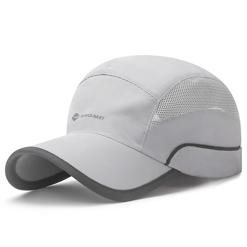 Summer New Outdoor Solid Quick Drying Mesh Men Baseball Caps Women Ponytail Baseball Cap Fashion Hats Simple Visor Casual Cap