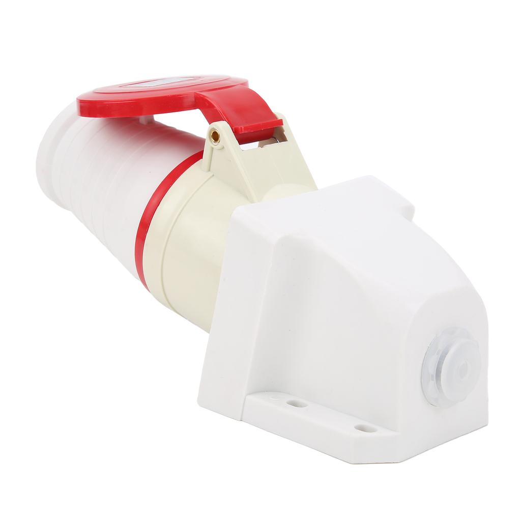 Industrial Plug Socket 380415V 32A 5Pin 3P+N+E IP44 Waterproof Fixed Surface Mounted for Commercial Operations