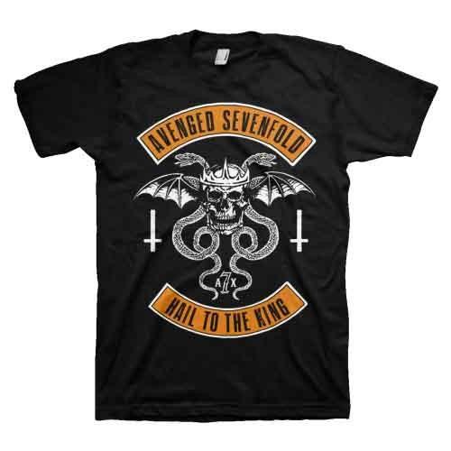 Avenged Sevenfold T Shirt Hail To The King band Logo Official mens new XL