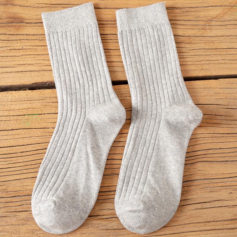 Damen Mid-Calf Socken im koreanischen Stil für Herbst und Winter - Trendiges Harajuku Japanisches Frottee-Design