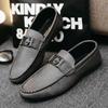 Loafers Men'S Lazy Shoes Soft Leather Shoes Korean Version Casual Shoes Men'S Shoes Summer Men'S Versatile Trend Shoes