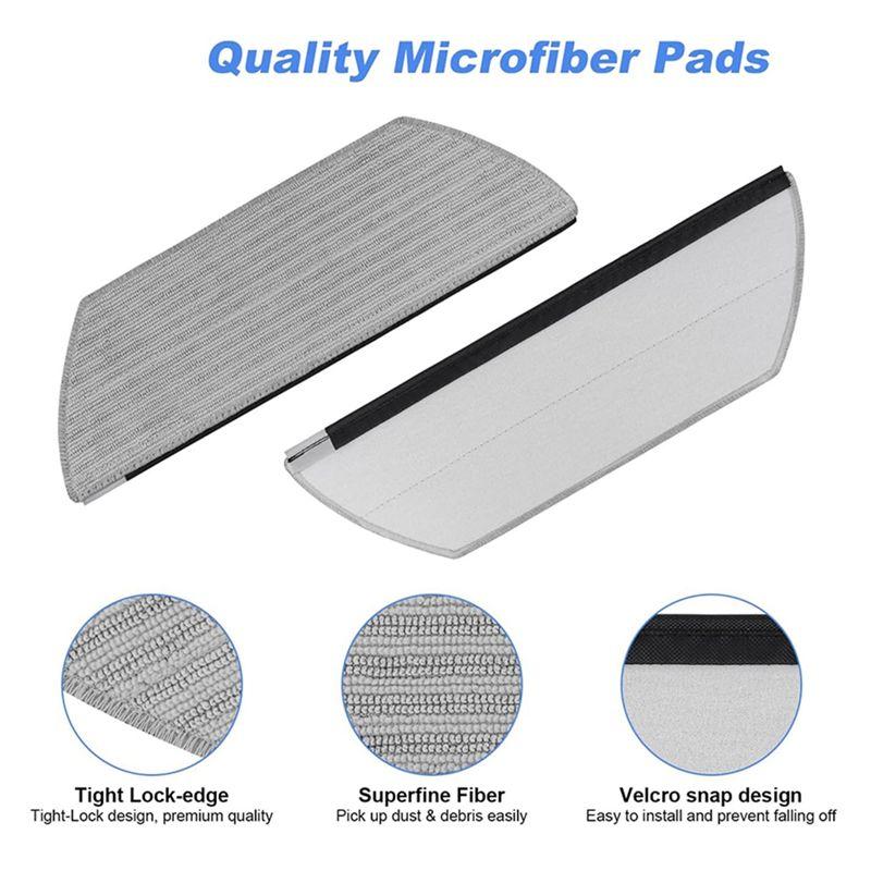 Good-Microfiber Pads Replacement Mop Pad For Shark AV2800ZE,RV2820YE,RV2820ZE Vacuum Cleaner Refill Accessories
