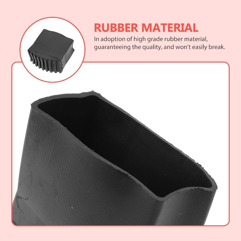 4pcs Rubber Feet For Aluminium Ladders Wooden Ladders Replacement Feet Protective Floor Cap Easy Installation