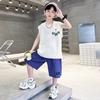 New Anime Shohoku Boys Clothes Sets Summer Sleeveless Vest + Short Pants 2PCS Slam Dunk Sport Basketball