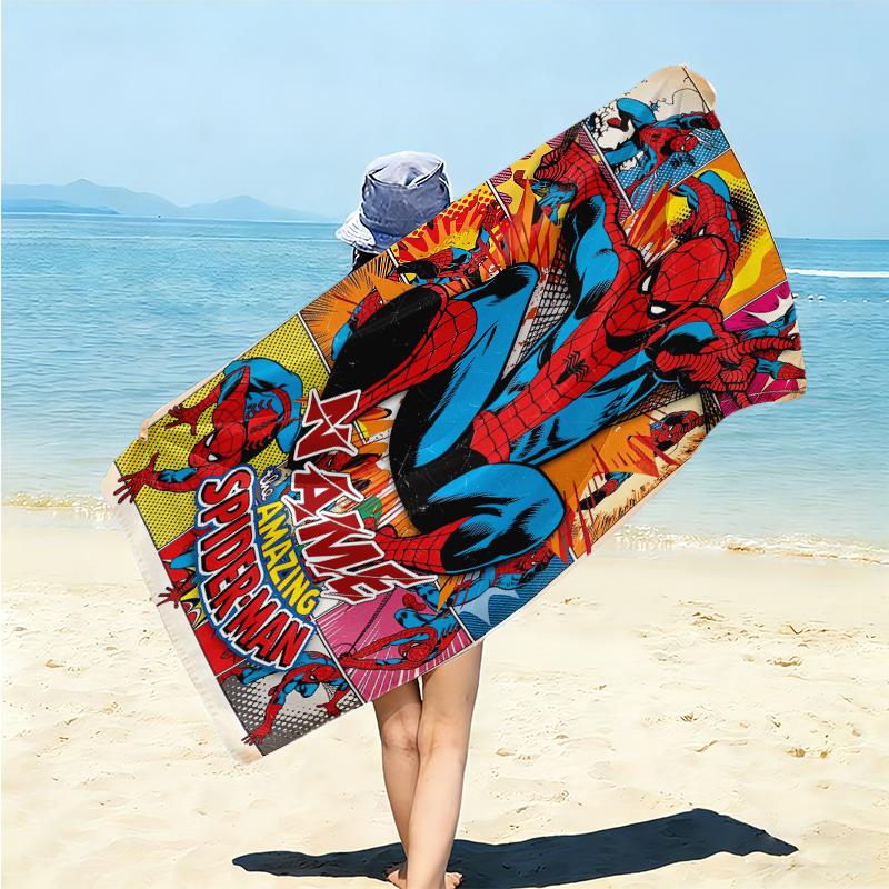 Personalized "Green Forest Guardian" Beach Towel Microfiber Beach Towel Thin Absorbent for Beach Swimming Yoga Bath Sports. 0910380