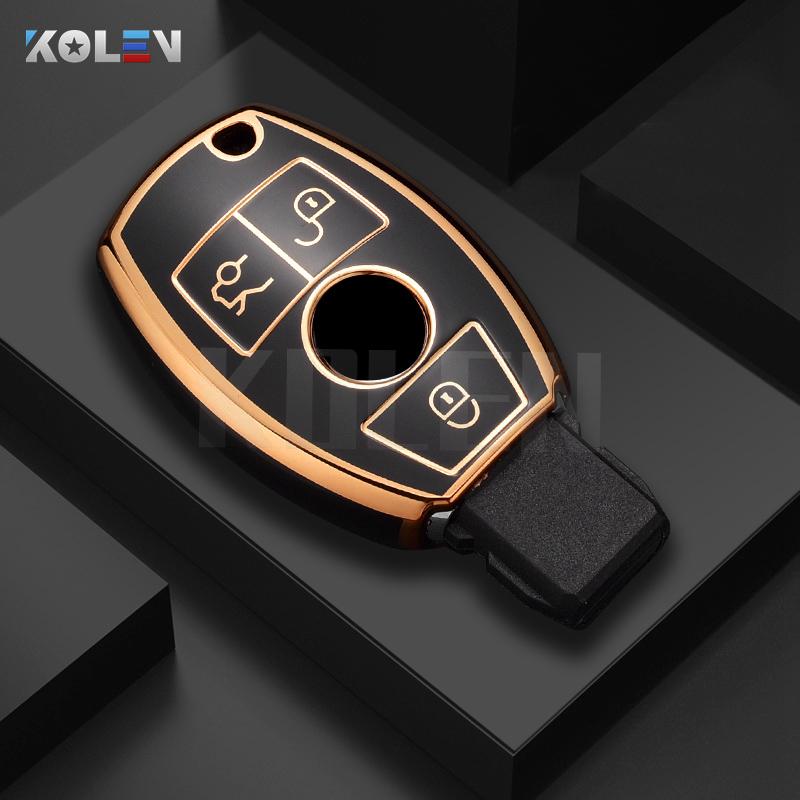 

Fashion Tpu Car Remote Key Case Cover Shell Fob For Mercedes Benz A C E S G Class Gla Cla Glk Glc W204 W463 W176 W251 W205 Amg