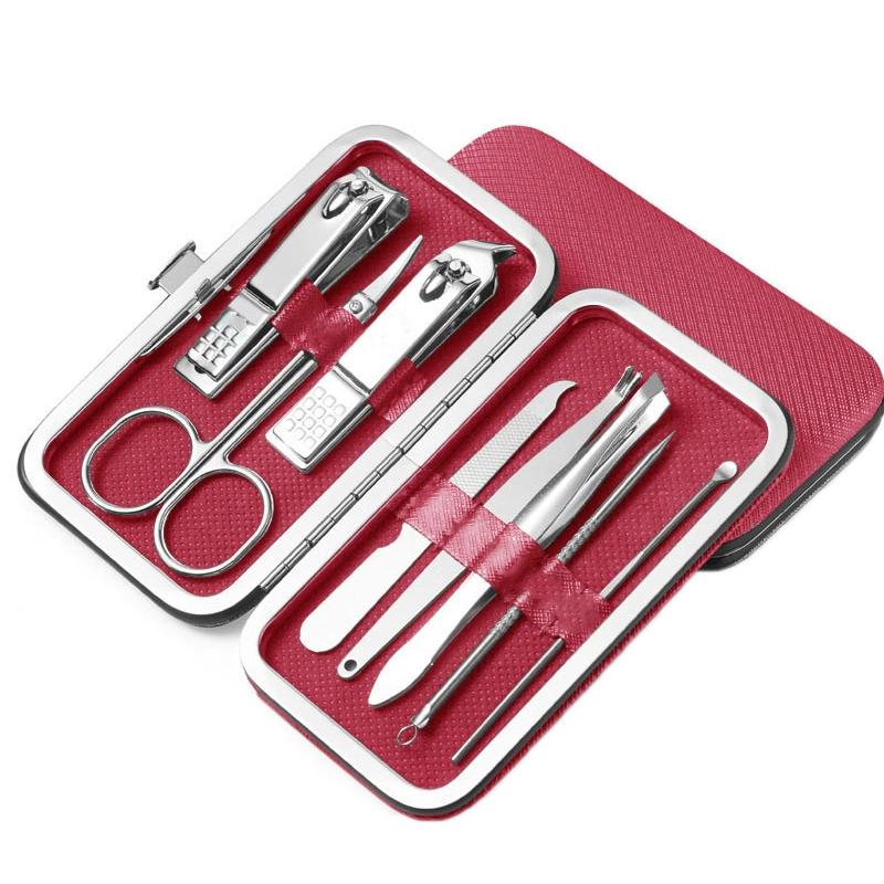 8 19 PCS Diagonal Nail Clipper Set Stainless Steel Sharp Durable for Home Salon Travel Fingernail Care