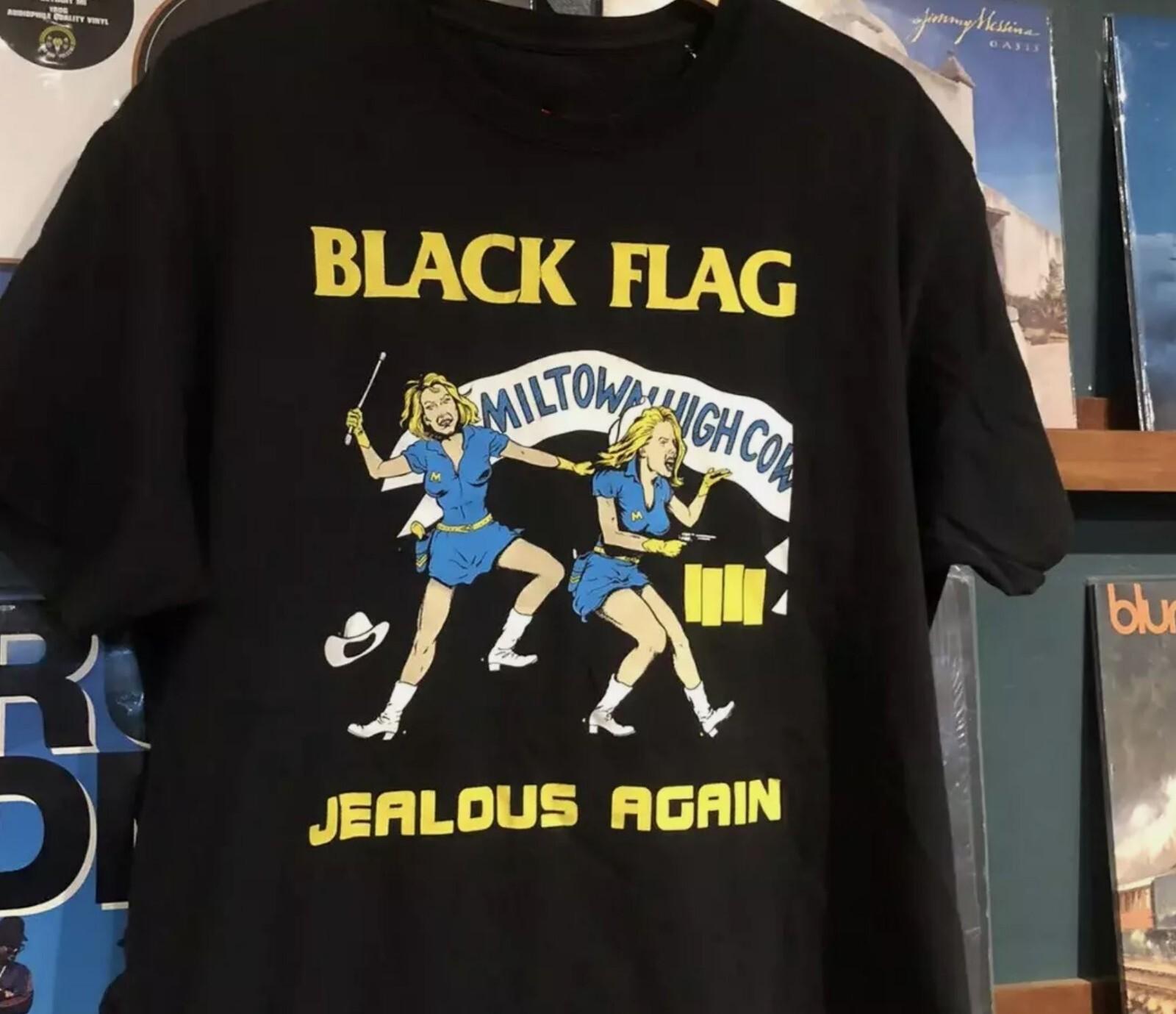 Black Flag Jealous Again Band T-shirt Cotton For men Women All Sizes XL