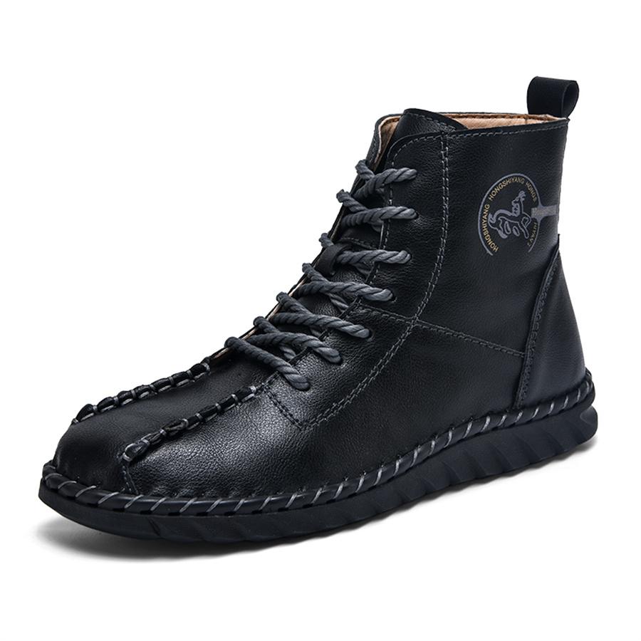Women s High-top Boots Casual Leather Shoes Fashion Sneakers 36 3694₽