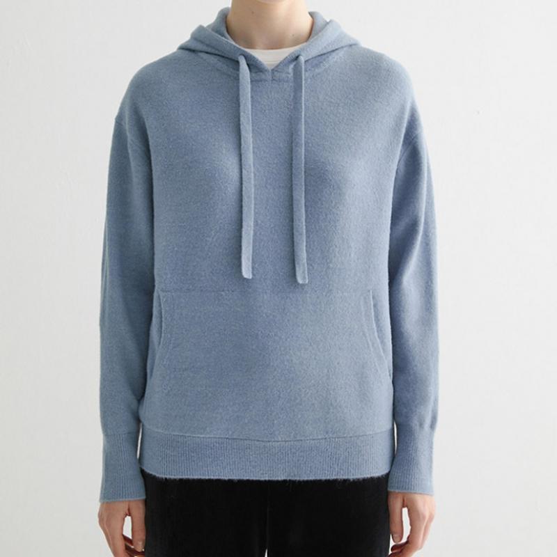  Pletený top s kapucí She S MiSS BaSic SSkpoo42080 Bl