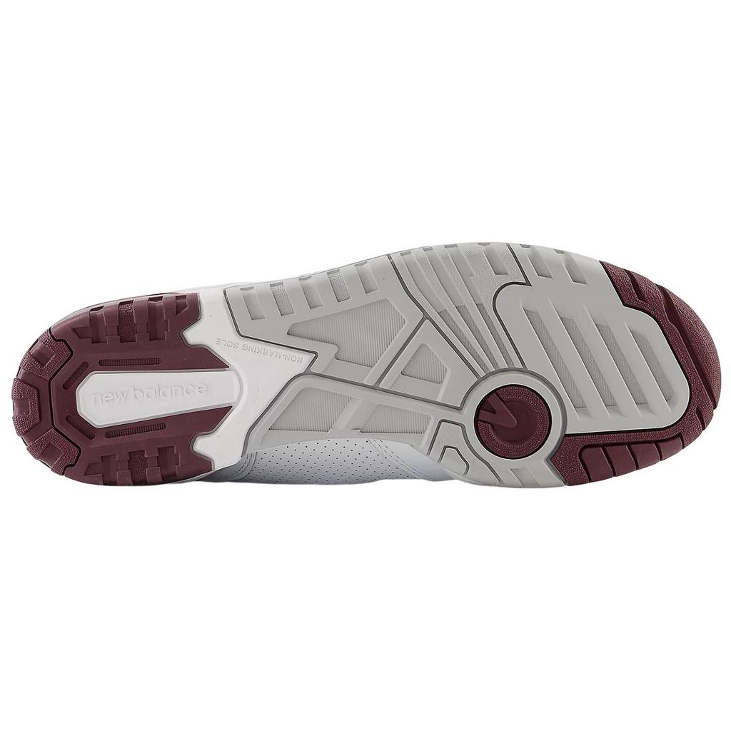 New Balance 650R Weiß Burgund Unisex Sneakers Raincloud BB650RCH