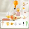 Cartoon Breathing Exerciser Toys 3-in-1 Ball Blowing Toys Educational Toys  Baby Travel Essentials