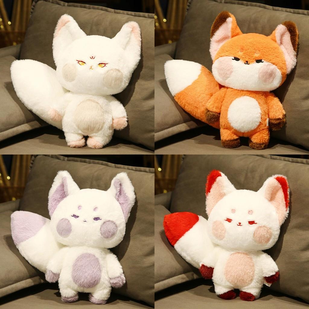 Big Tail Fox Plush Toy Cartoon Stuffed Animal Bedroom Decoration Gifts Kids