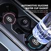 BXZE2 For KIA 2Pcs Car Coaster Water Cup Bottle Holder Mat Anti-slip Pad Rio K5 K2 Sportage Ceed Sorento Picanto Stinger Soul