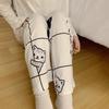 Women's Thin Spring/Autumn Pajama Pants - Casual, Cute Japanese Cartoon Design, Wearable Outdoors