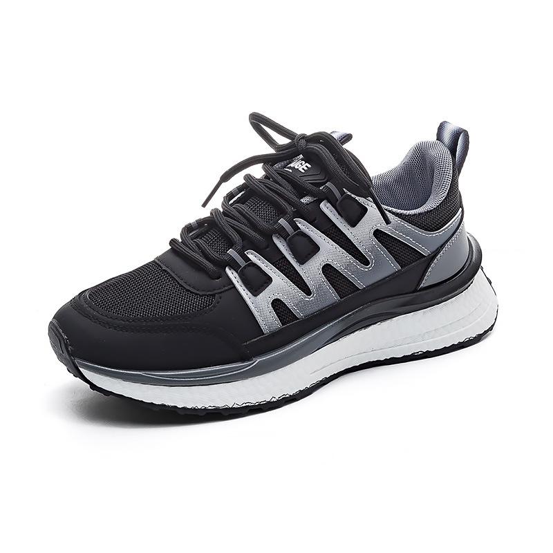 

Кроссовки мужские и женские осенние новые парные ретро повседневные туфли на платформе папины туфли женские кроссовки 40 чёрный