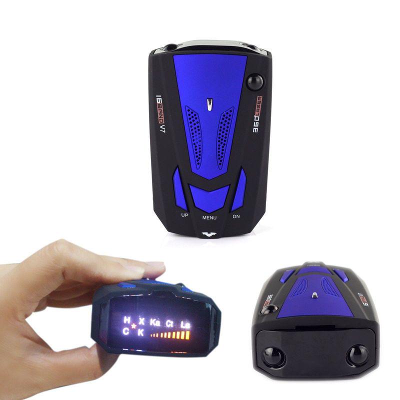 V7 Car Detector 360 Degree Detection Voice Alert Car Radar Detector for Car Speed Limited