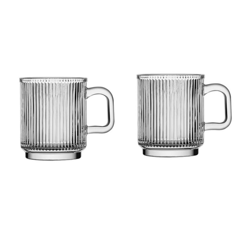 

320ml/350ml Cocktail Glass Drinking Glasses Simple Wine Glasses Coffee Mug Breakfast Milk Juice Cups Drinkware Glasses Drink Set 2pcs