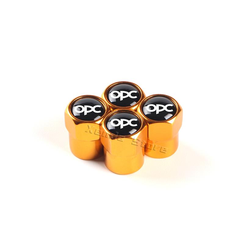 4PCS Car Wheel Tire Valve Stem Caps Airtight Cover For Opel OPC Astra G H J K F Corsa D Zafira Insignia Mokka Regal Accessories
