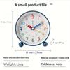11,43 cm Stiller Pädagogischer Wecker mit bunten Ziffern, Zeigern, Großem Display, Batteriebetrieben, AA Nicht Enthalten, Uhren Wanddekor