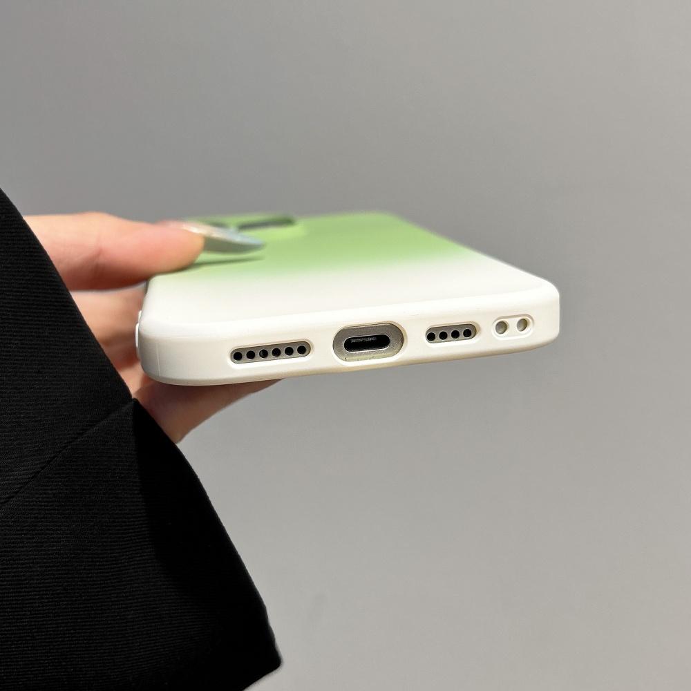 For For Iphone 17Pro  Gradient Double Color Collision Case for For Iphone 13 14 1 16 17 Pro Max Ins Love Heart Ultra Thin Cover