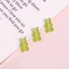 10pcs Resin Candy Color Bear Charms Pendant Beads for Necklace Bracelet Jewelry Making
