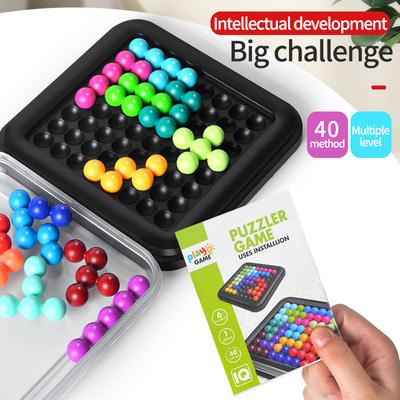 IQ Wisdom versus Magic Beads Puzzle hračky Cestování Chytrá hra pro děti Hlavolam Uzzles Board Vzdělávací hračky pro děti Dospělí