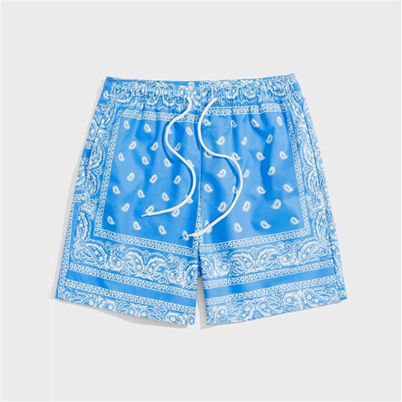 Pantaloncini da Spiaggia Estivi da Uomo Leggeri Traspiranti Stampati in 3D Costumi da Bagno Casual Estivi per Attività all'Aperto