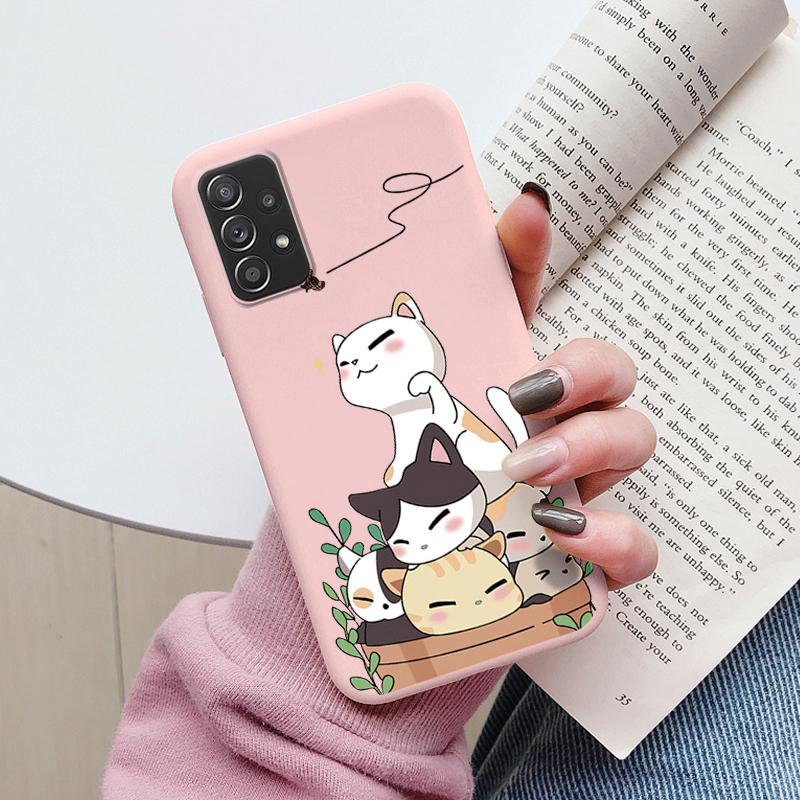 Soft Case For Samsung Galaxy A73 5G Phone Cover Cute Flowers Butterfly Fundas TPU Coque For Samsung A73 A 73 5G Bumper Cases