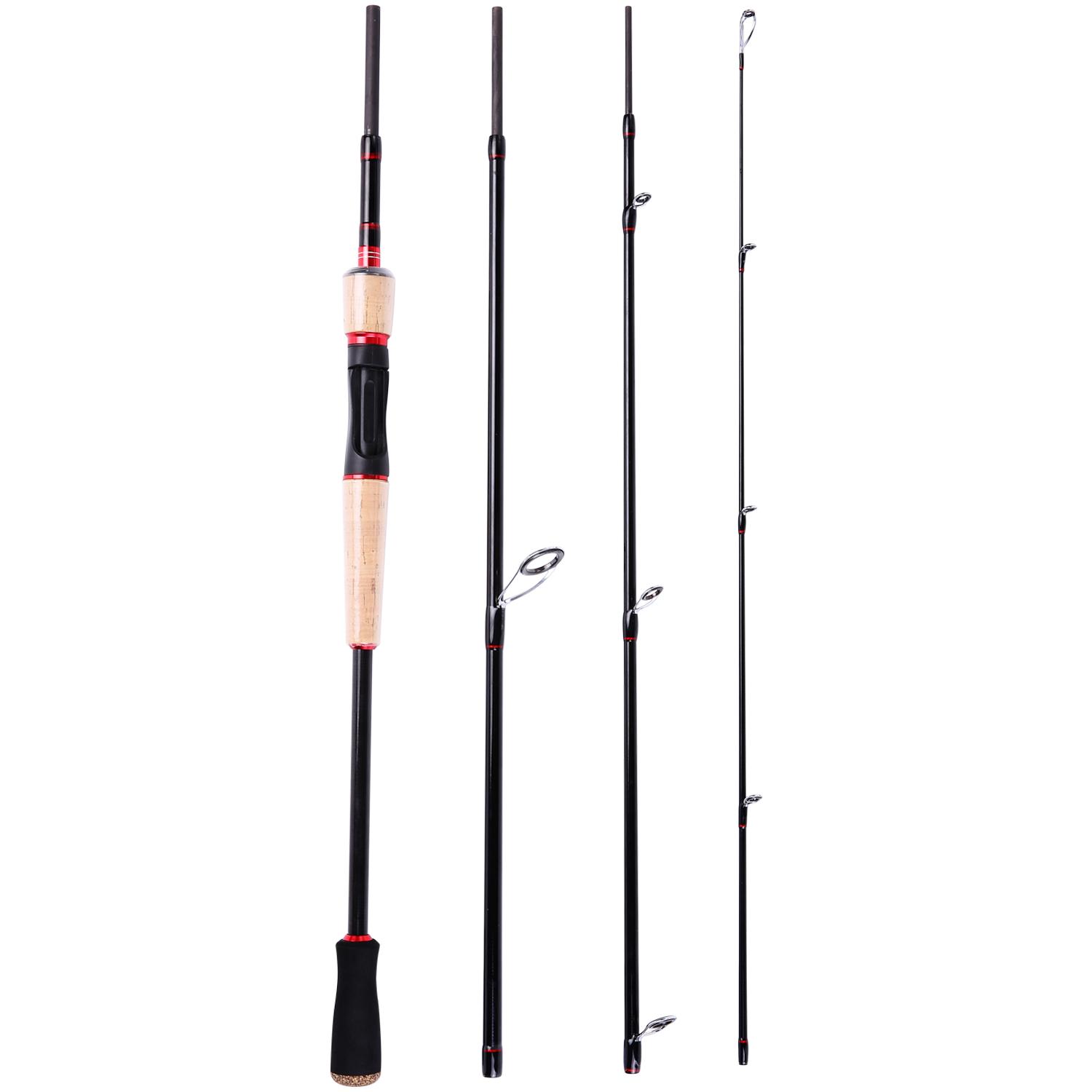 

Удочка Sougayilang 2,1/2,4 м, спиннинговая или кастинговая удочка, дорожная удочка для серфинга, снасти 2.1m Spinning