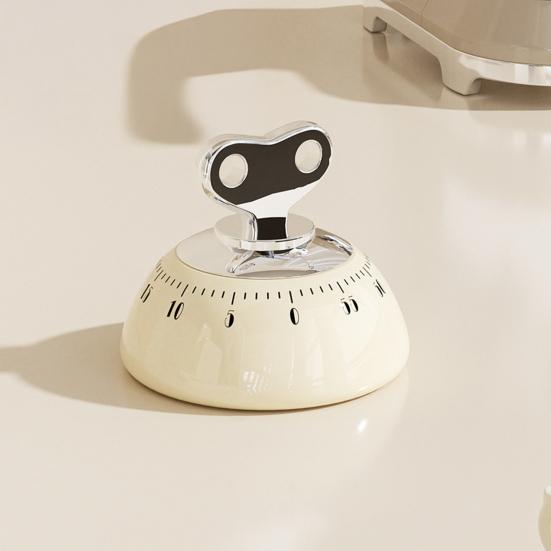 Mechanical Kitchen Timer Adjustable Countdown Timer with Precise Seconds And Minutes No Batteries Needed Magnetic Back Loud Ringing Alert for Cooking
