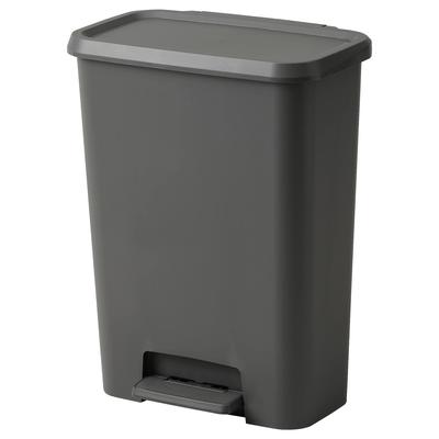 IKEA Pedaal vuilnisbak 50L donkergrijs KNOCKLA (305.140.98)