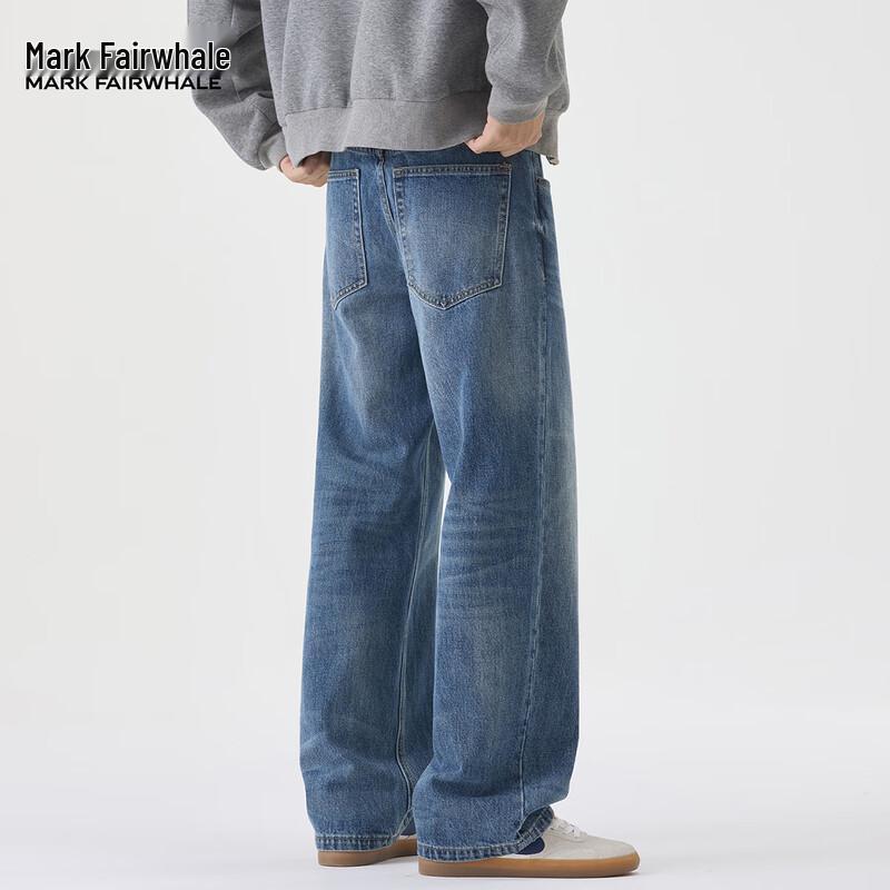 Mark Fairwhale Men's 2025 A/W Heavy Wash Slim Straight Jeans